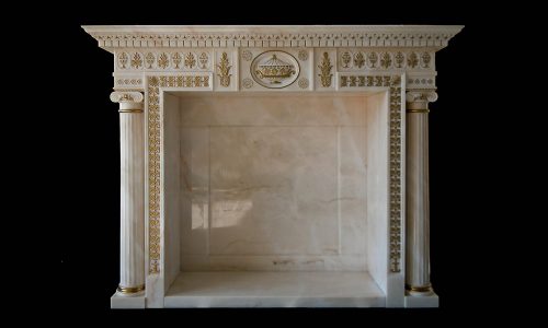bespoke marble projects: fireplace di marmo made in Carrara by ELLEMARMI